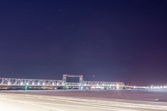 Северодвинский мост в городе Архангельск