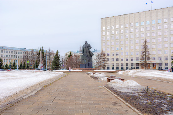 Площадь Ленина в Архангельске